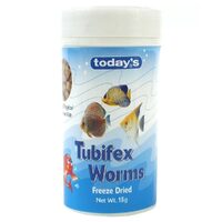 Today's Tubifex Worms 15g - Freeze Dried