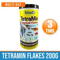 3 x Tetra TetraMin Tropical Flakes 200g - EXP 1/26