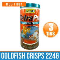 3 x Tetra Pro Goldfish Crisps 224g