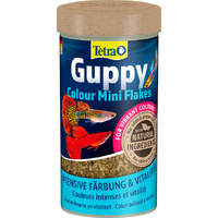 Tetra Guppy Colour Mini Flakes 75g - Tropical Fish Flakes