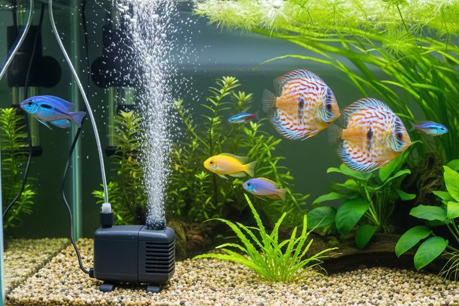 5 Ways a Fish Tank Air Pump Will Make You & Your Fish Happier! image